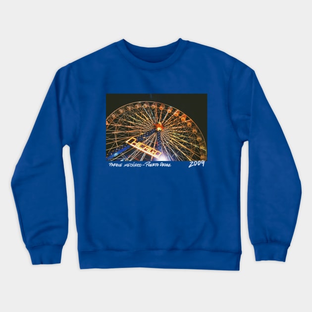 Parque mecánico pzo v4 Crewneck Sweatshirt by industriavisual